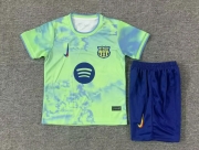 2526 kids kit Bar special version light green soccer jersey